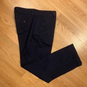 GUC New York & Company Dark Blue Cotton Pants Size 10